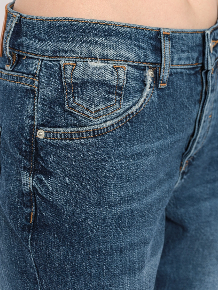 Укороченные джинсы BOYFRIEND